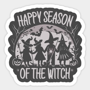 Happy Season of the Witch Halloween Sticker